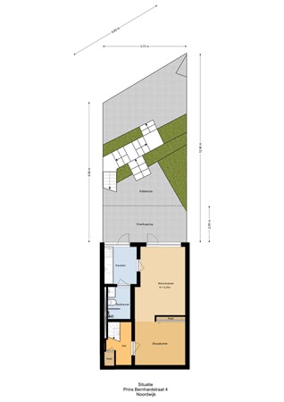 Floorplan - Prins Bernhardstraat 4, 2202 LH Noordwijk